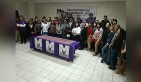Líder del partido morado Luis Duran inaugura local provincial en Maynas