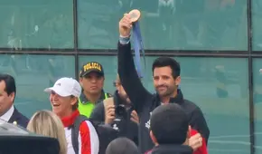 ¡Stefano Peschiera llegó al Perú! La medalla de bronce en París 2024 fue recibido con gran algarabía