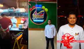 El venezolano que inició vendiendo en la calle y hoy es dueño de 2 restaurantes en San Miguel y SJM: “Duré 8 meses sin cobrar”