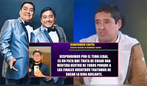 Empresario denuncia a Hermanos Yaipén por incumplir con conciertos por Europa: recibieron 11.000 euros de adelanto Empresario denuncia a Hermanos Yaipén por incumplir con conciertos por Europa: recibieron 11.000 euros de adelanto