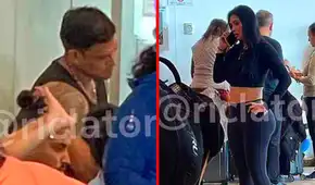 Pamela Franco y Christian Domínguez: así fue su insólita reacción al encontrarse en el mismo aeropuerto de Trujillo