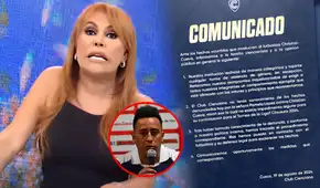 Magaly Medina opinó sobre el comunicado de Cienciano por desconocer denuncia de Pamela López: “Se hacen los locos” Magaly Medina opinó sobre el comunicado de Cienciano por desconocer denuncia de Pamela López: “Se hacen los locos”