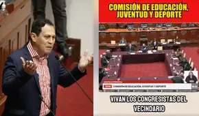 Congresista Segundo Montalvo editó su video con "vivas" falsos para ocultar que sus colegas lo dejaron aplaudiendo solo Congresista Segundo Montalvo editó su video con "vivas" falsos para ocultar que sus colegas lo dejaron aplaudiendo solo