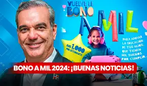 La BUENA NOTICIA del MINERD para todos los padres dominicanos que recibirán el Bono a Mil 2024 La BUENA NOTICIA del MINERD para todos los padres dominicanos que recibirán el Bono a Mil 2024