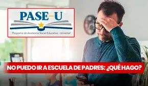 ¿No puedes asistir al taller de Escuela para Padres? Te decimos qué hacer y asegurar el segundo pago del PASE-U ¿No puedes asistir al taller de Escuela para Padres? Te decimos qué hacer y asegurar el segundo pago del PASE-U