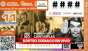 Lotería Nacional Sorteo Zodiaco 1672 EN VIVO hoy, domingo 25 de agosto: resultados oficiales