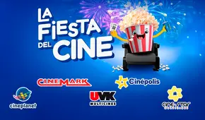 ¡Cine a solo S/6! Cineplanet, Cinemark y UVK ofrecen entradas con descuento por la Fiesta del Cine: ¿hasta cuándo?