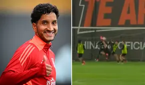 ¡Quiere titularidad! Jean Pierre Archimbaud se lució con golazo de chalaca en entrenamiento de la selección