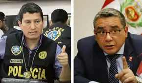 Harvey Colchado y Juan José Santiváñez coincidieron en el 8° aniversario de la Diviac