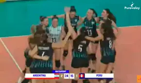 Perú perdió 3-1 ante Argentina, pero aún puede luchar por un cupo al Mundial de Vóley Sub-19