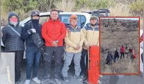 Enamorados fueron rescatados en Arequipa tras estar perdidos en el volcán Misti