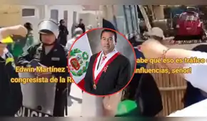 Edwin Martínez intentó usar su cargo de congresista para impedir desalojo: Habría cometido tráfico de influencias