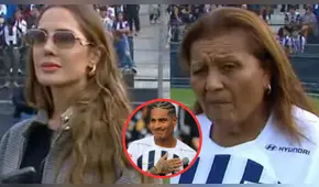 Ana Paula Consorte y Doña Peta no ocultan su lejanía en plena bienvenida de Paolo Guerrero a Alianza Lima