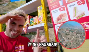Youtuber peruano abre una tienda en un cerro de Villa María del Triunfo y regala todos los productos: "Chapa tu canasta"