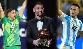 ¡Sin Messi, pero con Dibu y Lautaro! Mira la LISTA DE NOMINADOS al Balón de Oro 2024
