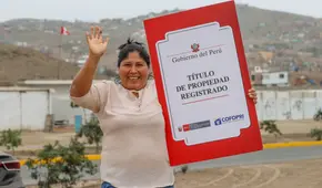 Título de propiedad GRATIS otorgado por Cofopri: ¿en cuánto tiempo puedo vender o transferir el inmueble?