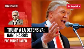 Trump a la defensiva; ganó Harris, por Mirko Lauer