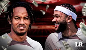 André Carrillo ganará casi 5 veces menos que Memphis Depay en el Corinthians