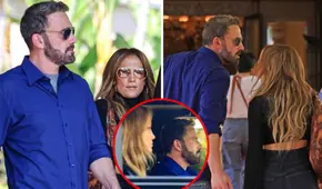¿Se reconcilian? Jennifer Lopez y Ben Affleck besándose en medio del divorcio