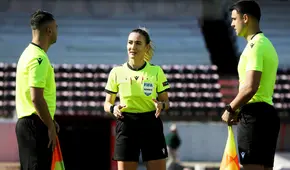 Árbitra de la Champions League se harta de titulares machistas de la prensa por su físico y cierra redes sociales