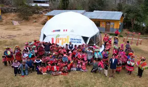 Urpi, el primer domo de lectura y cultura itinerante se instaló en las alturas del Cusco