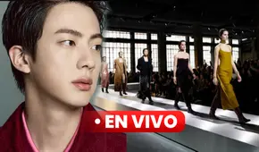 Jin de BTS en el Milan Fashion Week 2024: link oficial para ver su presentación en vivo