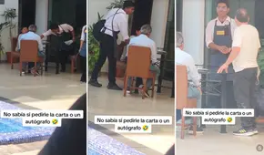 Mesero impacta por gran parecido a Christian Yaipén del Grupo 5: “No sé si pedirle la carta o autógrafo”