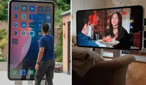 Luce como un Smart TV, pero es el iPhone 15 más grande del mundo: ganó el récord Guinness