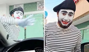 Mimo finge limpiar parabrisas de auto y conductor le da inesperada respuesta: “Esa no me la sabía”