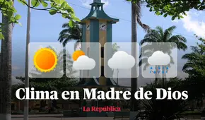 Clima en Madre de Dios, vía Senamhi: temperaturas máximas y mínimas por distritos este 1 de septiembre