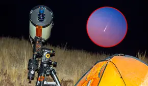 El 'cometa del siglo' visto desde Perú: la impresionante imagen capturada por astrofotógrafos peruanos desde Junín