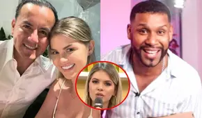 Brunella Horna reacciona a comentario picante de 'Giselo' sobre Richard Acuña: "Mis papás están felices con mi esposo"