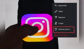 Instagram activa función "Eliminar para mí" en mensajes directos: ¿Cómo funciona? Instagram activa función "Eliminar para mí" en mensajes directos: ¿Cómo funciona?