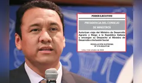 Ministro Ángel Manero viajará a Italia para evento de la FAO, tras criticar informe de inseguridad alimentaria