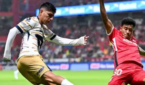Hinchas de Pumas elogian a Piero Quispe pese al empate ante Toluca: "Alessandro del Piero"