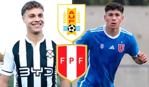 Las 2 'joyas' de Uruguay que recién debutaron en primera división y que Marcelo Bielsa convocó para jugar contra Perú
