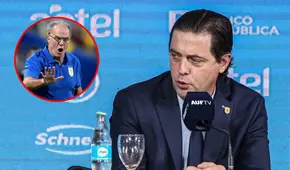 Presidente de la AUF dejó alarmantes declaraciones sobre Marcelo Bielsa previo al partido ante Perú