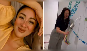 Cathy Saénz celebra entre lágrimas su última radioterapia contra el cáncer de mama: "Gracias, están en mi corazón"