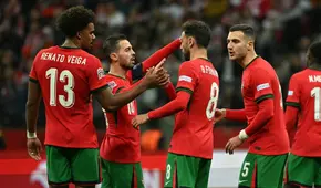 Portugal derrota 3 a 1 a Polonia con goles de Bernardo Silva y CR7 y lidera su grupo en la UEFA Nations League