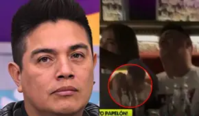 Leonard León 'se pasa de copas' en local nocturno y se pone cariñoso con mujer que no es Olenka Cuba