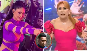 Magaly cuestiona a Pamela Franco por dejar que Christian Cueva administre su carrera: "De repente le está cobrando un porcentaje" Magaly cuestiona a Pamela Franco por dejar que Christian Cueva administre su carrera: "De repente le está cobrando un porcentaje"