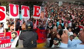 Paro nacional del Sutep: docentes protestan en Lima, Arequipa, Ica y Loreto por mejoras salariales