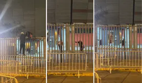 Fanáticos trepan rejas de Estadio Nacional para ver el concierto de Aventura: "Una aventura es más divertida si huele a peligro"