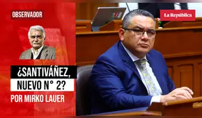 ¿Santiváñez, nuevo n° 2?, por Mirko Lauer