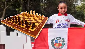 ¡Orgullo peruano! Niña de 7 años gana 3 medallas de oro en Campeonato Panamericano de Ajedrez de Paraguay