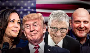 Kamala Harris es respaldada por más multimillonarios que Trump en Estados Unidos: destacan Bill Gates y Steve Ballmer