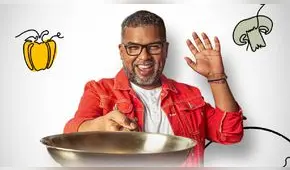 En la mesa:  Choca Mandros presenta a los mejores maestros de la cocina en América TV.