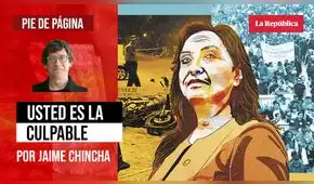 Usted es la culpable, por Jaime Chincha