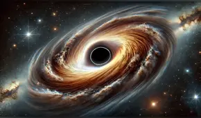 Descubren el agujero negro más antiguo del universo y está devorando una galaxia 100 veces más grande que la Vía Láctea