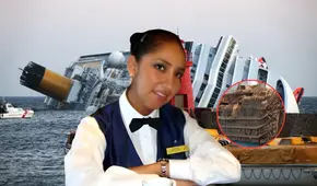 La peruana que salvó muchas vidas en el terrible naufragio de la Costa Concordia: se quitó su salvavidas para dárselo a un anciano